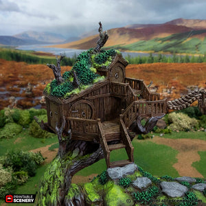 Rangers Barracks - Rise of the Halflings - Printable Scenery - Terrain, Wargaming, D&D, DnD