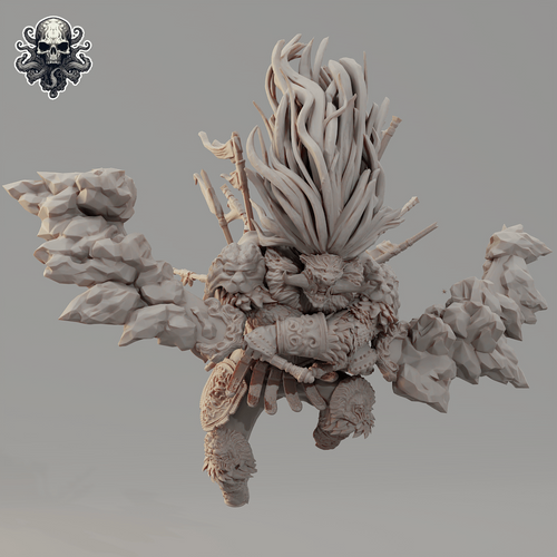Redmane General - Realsteone - Terrain Wargaming D&D DnD 32mm 40mm 54mm