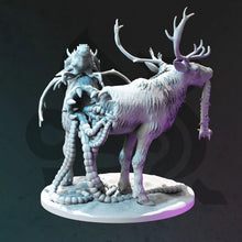 Load image into Gallery viewer, Reindread Abominable Shapeshifter Deer - Frozen Wastes - DM Stash - Terrain, Wargaming, D&amp;D, DnD, 28mm, 32mm, 40mm, 54mm, 75mm, 100mm, 125mm
