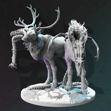 Load image into Gallery viewer, Reindread Abominable Shapeshifter Deer - Frozen Wastes - DM Stash - Terrain, Wargaming, D&amp;D, DnD, 28mm, 32mm, 40mm, 54mm, 75mm, 100mm, 125mm