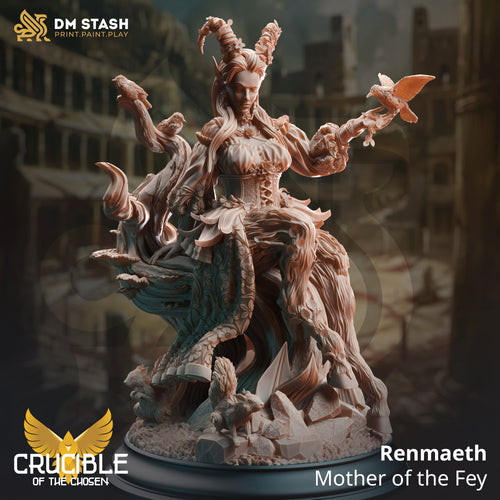 Renmaeth Mother of the Fey - Crucible of the Chosen  - DM Stash - Wargaming D&D DnD, 28mm, 32mm, 40mm, 54mm, 75mm, 100mm, 125mm
