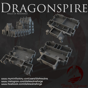 Halls of Residence - Dragonspire - Dark Realms Terrain Wargaming D&D DnD