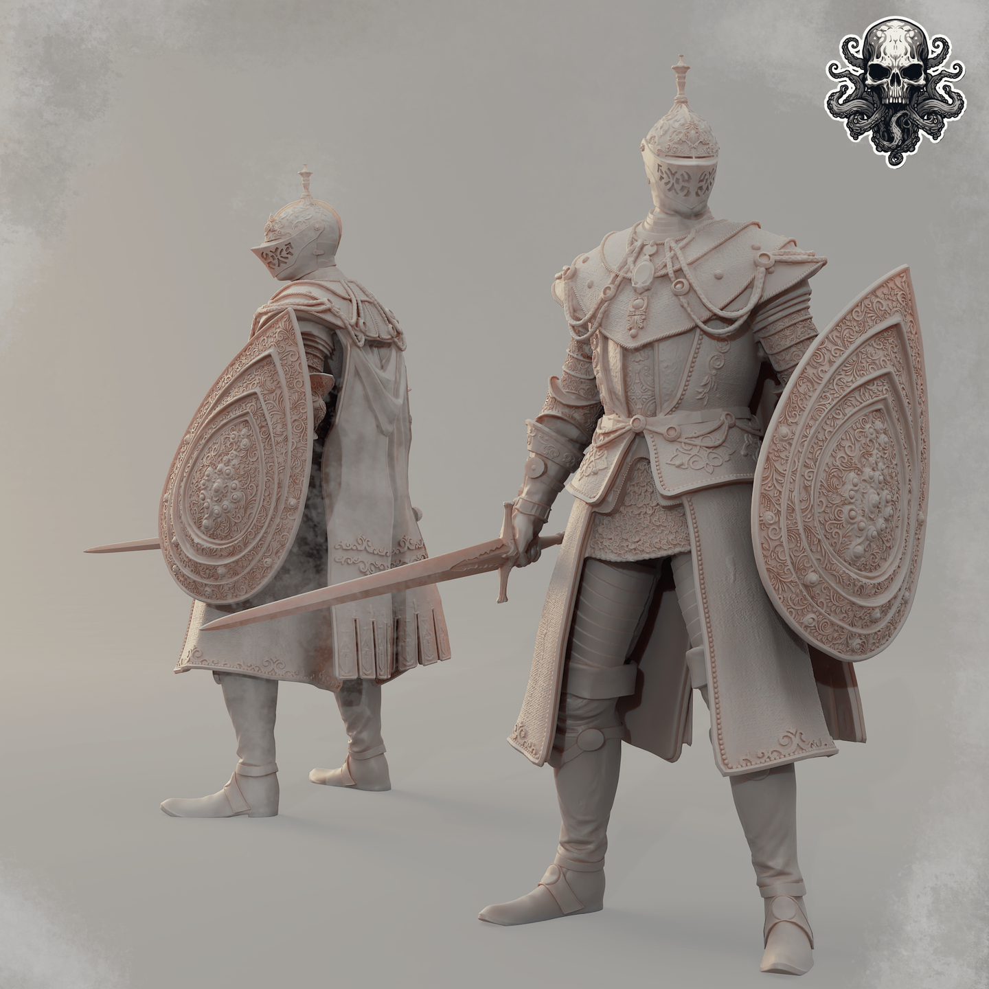 Royal Knight - Realsteone - Terrain Wargaming D&D DnD 32mm 40mm 54mm