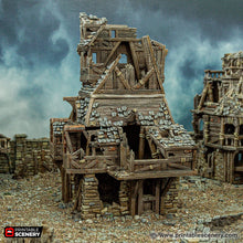 Load image into Gallery viewer, Ruined Apothecary - Cities of Ramshackle and Ruin - Printable Scenery - Terrain, Wargaming, D&amp;D, DnD