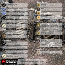 Load image into Gallery viewer, Trench Stairs - Darkness &amp; Desolation - Trench Tombs - Printable Scenery - Wargaming Terrain