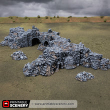 Load image into Gallery viewer, Ruins of Desolation - Darkness &amp; Desolation - Printable Scenery - SystemHEX Terrain D&amp;D DnD
