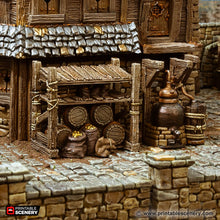 Load image into Gallery viewer, Rum Distillery - Cities of Ramshackle and Ruin - Printable Scenery Terrain Wargaming D&amp;D DnD 28mm 32mm 40mm 54mm