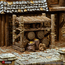 Load image into Gallery viewer, Rum Distillery - Cities of Ramshackle and Ruin - Printable Scenery Terrain Wargaming D&amp;D DnD 28mm 32mm 40mm 54mm