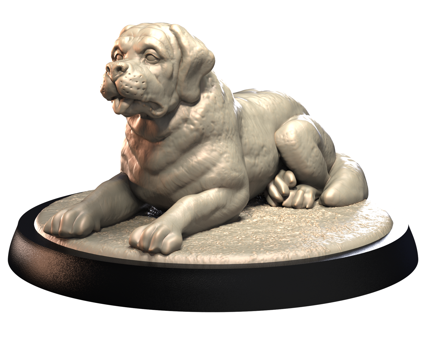 Saint Bernard - Dogs Vol 1 - 3D IP Studios - Terrain Wargaming D&D DnD 28mm 32mm 40mm 54mm 75mm 100mm 125mm