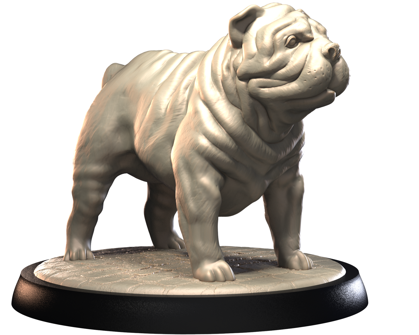 Shar Pei - Dogs Vol 1 - 3D IP Studios - Terrain Wargaming D&D DnD 28mm 32mm 40mm 54mm 75mm 100mm 125mm