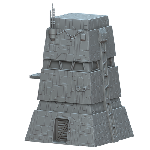 Administrator's Tower - Shattered Galaxy - Multiverse - Terrain Wargaming D&D DnD