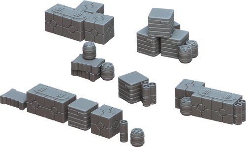 Imperial Cargo Scatter - Shattered Galaxy - Multiverse - Terrain Wargaming D&D DnD