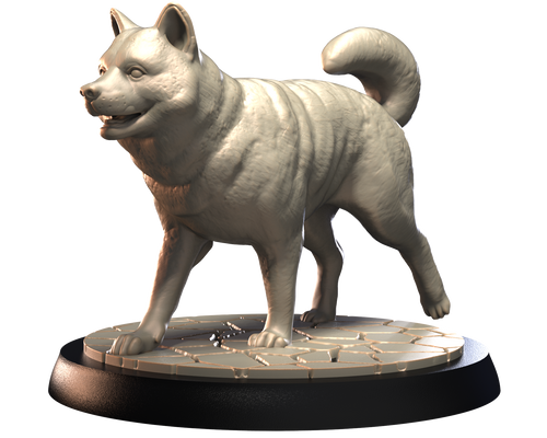 Shiba - Dogs Vol 1 - 3D IP Studios - Terrain Wargaming D&D DnD 28mm 32mm 40mm 54mm 75mm 100mm 125mm