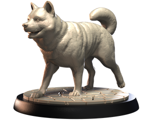 Shiba - Dogs Vol 1 - 3D IP Studios - Terrain Wargaming D&D DnD 28mm 32mm 40mm 54mm 75mm 100mm 125mm