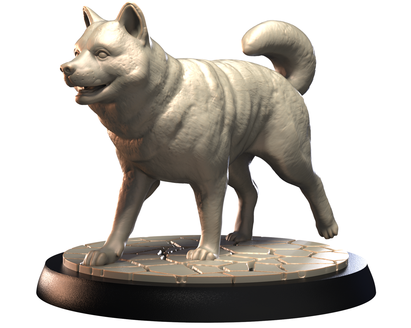 Shiba - Dogs Vol 1 - 3D IP Studios - Terrain Wargaming D&D DnD 28mm 32mm 40mm 54mm 75mm 100mm 125mm