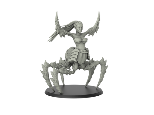 Spider Woman - Fantastic Creatures Set - 3D IP Studios - Terrain Wargaming D&D DnD 28mm 32mm 40mm 54mm 75mm 100mm