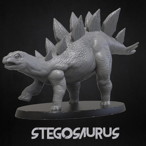 Stegosaurus - Dinosaurs Set 2 - 3D IP Studios - Terrain Wargaming D&D DnD 28mm 32mm 40mm 54mm 75mm 100mm
