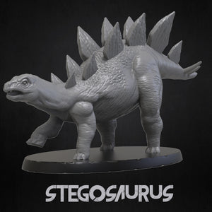 Stegosaurus - Dinosaurs Set 2 - 3D IP Studios - Terrain Wargaming D&D DnD 28mm 32mm 40mm 54mm 75mm 100mm