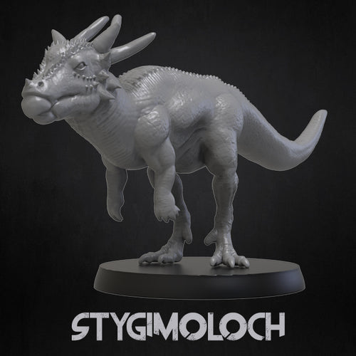 Stygimoloch - Dinosaurs Set 2 - 3D IP Studios - Terrain Wargaming D&D DnD 28mm 32mm 40mm 54mm 75mm