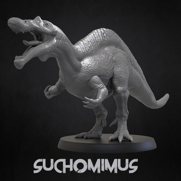 Suchomimus - Dinosaurs Set 4 - 3D IP Studios - Terrain Wargaming D&D DnD 28mm 32mm 40mm 54mm 75mm 100mm