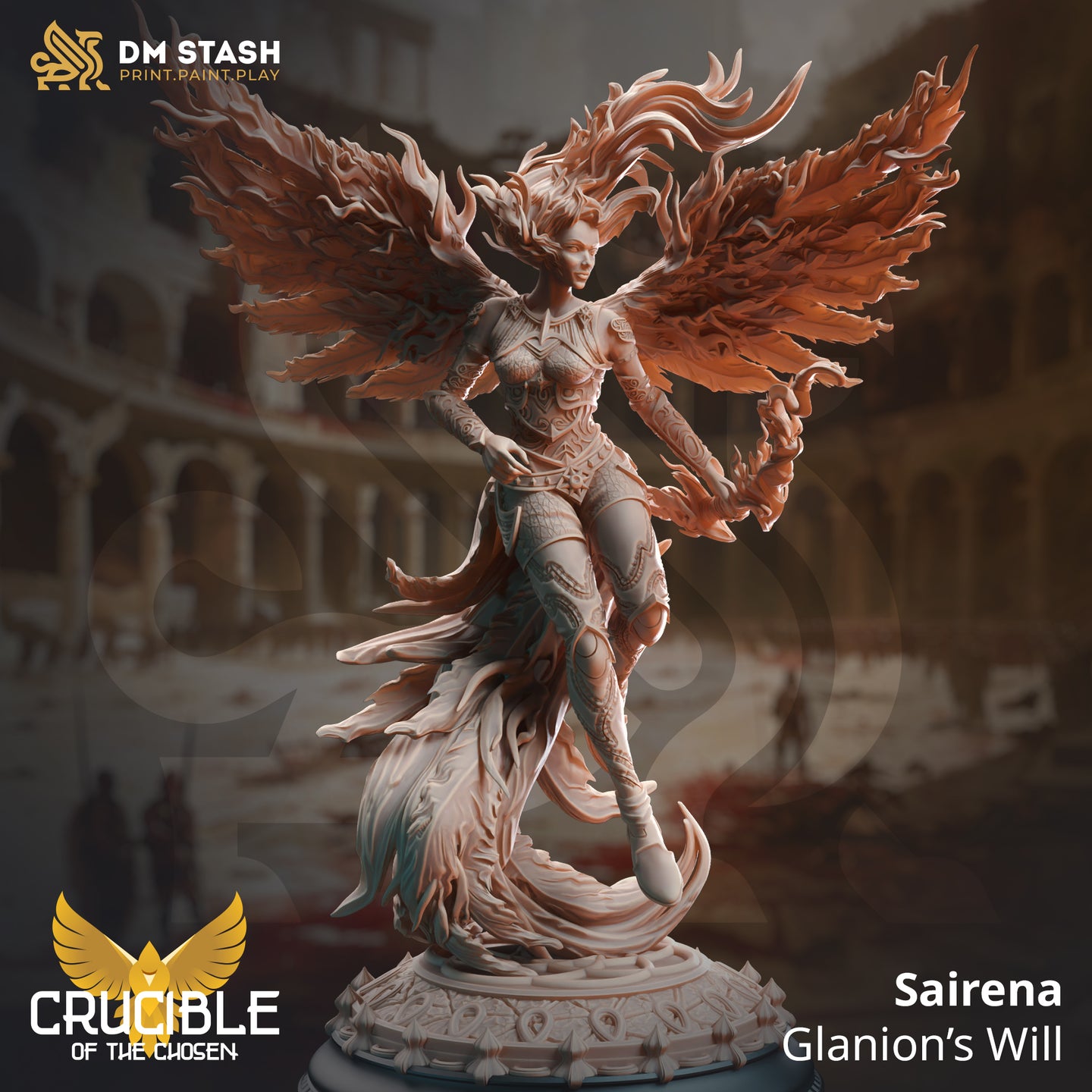 Sairena Glanion’s Will - Crucible of the Chosen  - DM Stash - Wargaming D&D DnD, 28mm, 32mm, 40mm, 54mm, 75mm, 100mm, 125mm