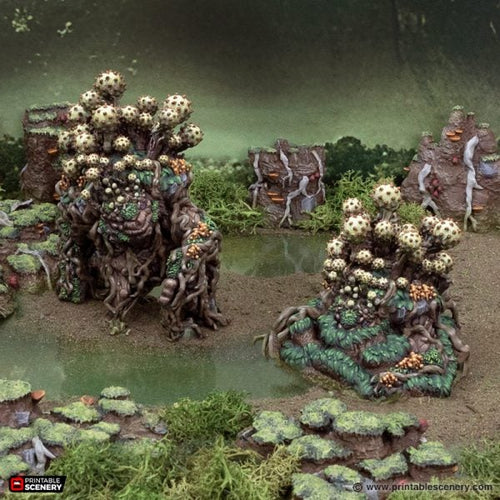 Shambling Mound - The Gloaming Swamps - Printable Scenery Terrain Wargaming D&D DnD 28mm 32mm 40mm