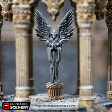 Load image into Gallery viewer, Angelic Shrine of Darkness - Darkness &amp; Desolation - Printable Scenery - SystemHEX Terrain D&amp;D DnD