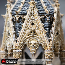 Load image into Gallery viewer, Angelic Shrine of Darkness - Darkness &amp; Desolation - Printable Scenery - SystemHEX Terrain D&amp;D DnD