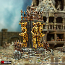 Load image into Gallery viewer, Shrine of Ruin - Cities of Ramshackle and Ruin - Printable Scenery Terrain Wargaming D&amp;D DnD 32mm 40mm 54mm