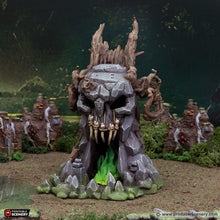 Load image into Gallery viewer, Shrine of the Swamp Beast - The Gloaming Swamps - Printable Scenery Terrain Wargaming D&amp;D DnD 10mm 15mm 20mm 28mm 32mm 40mm 54mm