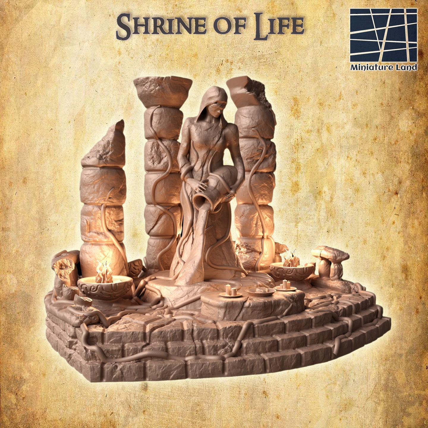 Shrine of Life - Miniatureland Terrain Wargaming D&D DnD