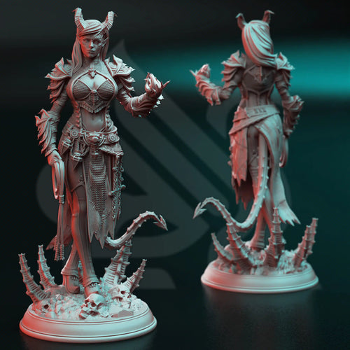 Skardi of the Third Warlock of Decay - Adventure Continues - DM Stash - Wargaming D&D DnD, 28mm, 32mm, 40mm, 54mm, 75mm, 100mm, 125mm