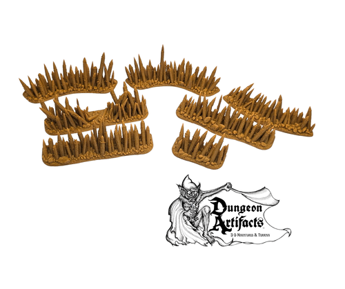 Spiked Fences Set - Asgard Rising Miniatures - Wargaming D&D DnD