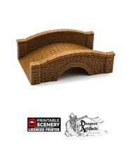 Load image into Gallery viewer, Stone Footbridge - Rampage 28mm 32mm Wargaming Terrain D&amp;D, DnD