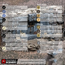 Load image into Gallery viewer, Sunken Trench Shrine - Darkness &amp; Desolation - Trench Tombs - Printable Scenery - Wargaming Terrain