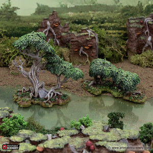 Swamp Scatter - The Gloaming Swamps - Printable Scenery Terrain Wargaming D&D DnD 15mm 20mm 28mm 32mm 40mm 54mm