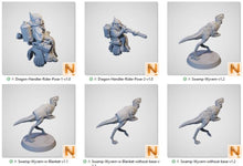 Load image into Gallery viewer, Swamp Wyvern - Rise of the Halflings - Printable Scenery - Terrain, Wargaming, D&amp;D, DnD 28mm 32mm 40mm 54mm