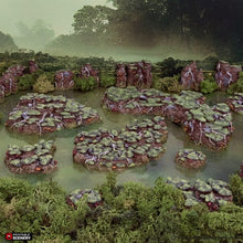 Load image into Gallery viewer, Swamp Grotto Floor - The Gloaming Swamps - Printable Scenery Terrain Wargaming 10mm 15mm 20mm 25mm 28mm 32mm 40mm 54mm D&amp;D DnD
