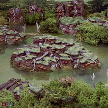 Load image into Gallery viewer, Swamp Grotto Floor - The Gloaming Swamps - Printable Scenery Terrain Wargaming 10mm 15mm 20mm 25mm 28mm 32mm 40mm 54mm D&amp;D DnD