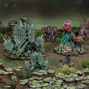 Swamp Plants - The Gloaming Swamps - Printable Scenery Terrain Wargaming D&D DnD 10mm 15mm 20mm 25mm 28mm 32mm 40mm 54mm