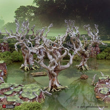 Load image into Gallery viewer, Wildwood Trees - The Gloaming Swamps - Printable Scenery Terrain Wargaming 15mm 20mm 25mm 28mm 32mm D&amp;D DnD