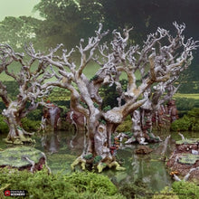 Load image into Gallery viewer, Wildwood Trees - The Gloaming Swamps - Printable Scenery Terrain Wargaming 15mm 20mm 25mm 28mm 32mm D&amp;D DnD