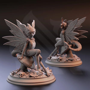 Syldi Feral Faeries - A New Leaf - DM Stash - Wargaming D&D DnD, 28mm, 32mm, 40mm, 54mm, 75mm, 100mm, 125mm