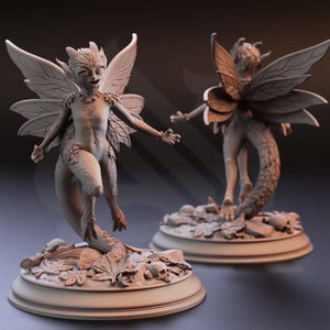 Syldi Feral Faeries - A New Leaf - DM Stash - Wargaming D&D DnD, 28mm, 32mm, 40mm, 54mm, 75mm, 100mm, 125mm