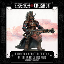 Load image into Gallery viewer, Heretic Legions Anointed Heavy Infantry with Heavy Flamethrower - Trench Crusade