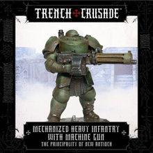 Load image into Gallery viewer, The Principality of New Antioch Mechanized Heavy Infantry with Machine Gun - Trench Crusade