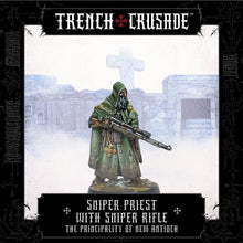 Load image into Gallery viewer, The Principality of New Antioch Sniper Priest with Sniper Rifle - Trench Crusade