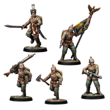 Load image into Gallery viewer, Prussian Yeomen plastic miniatures - Trench Crusade