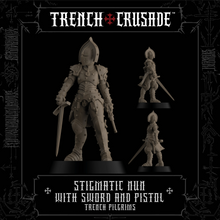 Load image into Gallery viewer, Trench Pilgrims Stigmatic Nun with Sword and Pistol - Trench Crusade