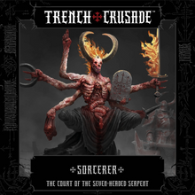 Load image into Gallery viewer, Court of the Seven-Headed Serpent Sorcerer - Trench Crusade